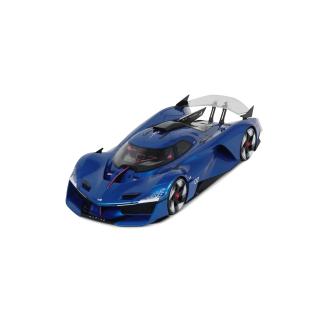 ALPINE ALPENGLOW HY6 SPECULAR BLUE 2024 OttO mobile 1:18 Resinemodell (Türen, Motorhaube... nicht zu öffnen!)